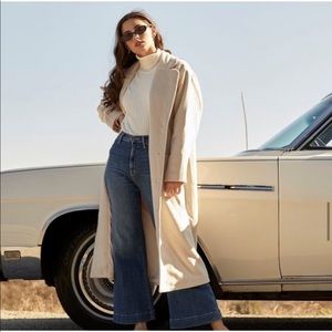 NWOT Lani the Label Cream Coat Small